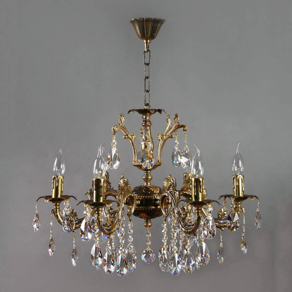 Подвесная люстра Ambiente Granada 2118/6 PB Tear drop Подвесная люстра Ambiente Granada 2118/6 PB Tear drop