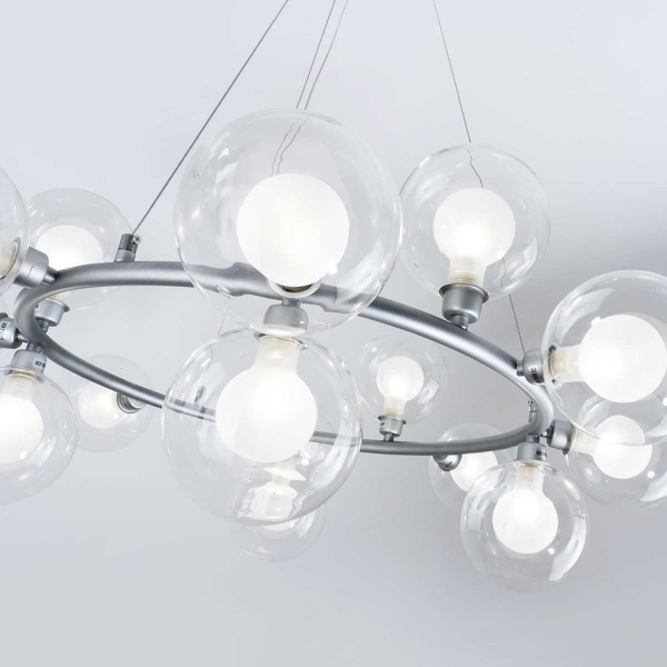 Подвесная люстра Modelux Modestyle MS.6030.15 SL Подвесная люстра Modelux Modestyle MS.6030.15 SL