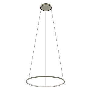 Подвесная люстра Nowodvorski Circolo Led M Silk Oliv E 11403