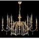 Подвесная люстра Crystal Lux MERCEDES SP6+6 GOLD/COLOR