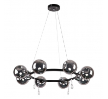 Подвесная люстра ЭкономСвет 10115/8CR+BK SM