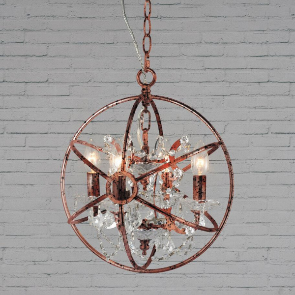 Подвесная люстра Loft IT Foucaults Orb Crystal Loft1897/4 Подвесная люстра Loft IT Foucaults Orb Crystal Loft1897/4