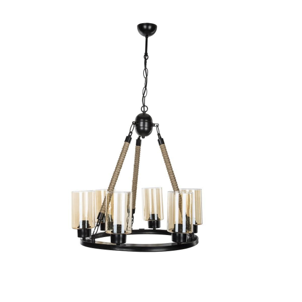 Подвесная люстра Toplight Ada TL1634R-06BK Подвесная люстра Toplight Ada TL1634R-06BK