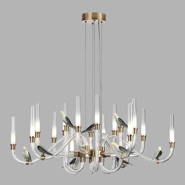 Подвесная светодиодная люстра Odeon Light L-Vision Lark 5431/37L Подвесная светодиодная люстра Odeon Light L-Vision Lark 5431/37L
