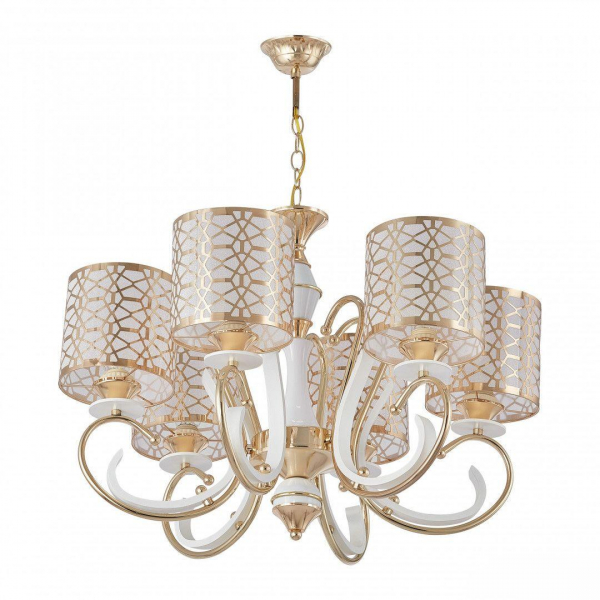 Подвесная люстра Arte Milano Florentia-1237 301237/6 Wh/Gd Подвесная люстра Arte Milano Florentia-1237 301237/6 Wh/Gd