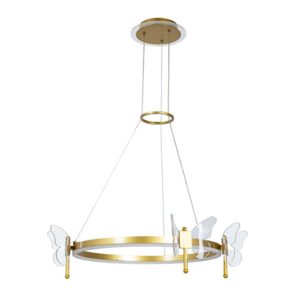 Подвесная светодиодная люстра Arte Lamp Darcy A2187LM-1GO Подвесная светодиодная люстра Arte Lamp Darcy A2187LM-1GO