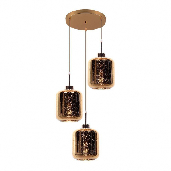 Подвесная люстра Lumina Deco Alacosmo LDP 6811-3 GD Подвесная люстра Lumina Deco Alacosmo LDP 6811-3 GD