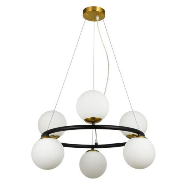 Подвесная люстра Arte Lamp Alcor A2224SP-6BK Подвесная люстра Arte Lamp Alcor A2224SP-6BK