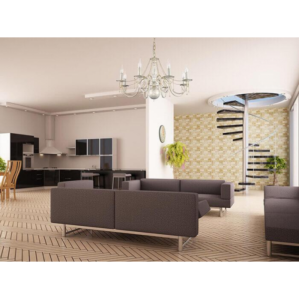 Подвесная люстра Arti Lampadari Camerino E 1.1.8 WG Подвесная люстра Arti Lampadari Camerino E 1.1.8 WG