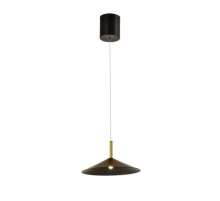 Люстра подвесная Alfa Light F3924-24 black+gol d 5W φ32*14*H(45,210）