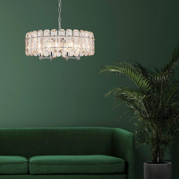 Подвесная люстра Escada Nerissa 2115/8S Chrome Подвесная люстра Escada Nerissa 2115/8S Chrome