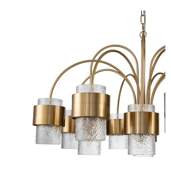 Подвесная люстра Indigo ELEGANZA 12019/A/12P Brass V000324 Подвесная люстра Indigo ELEGANZA 12019/A/12P Brass V000324