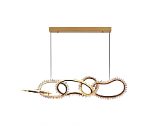 Подвесная светодиодная люстра Kink Light Сена Кристалл 07607-5AL,36