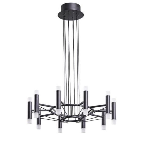 Подвесная светодиодная люстра Arte Lamp Empire A2482SP-20BK Подвесная светодиодная люстра Arte Lamp Empire A2482SP-20BK