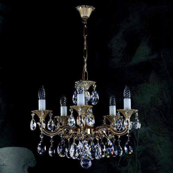 Подвесная люстра Artglass Jarmila V. White Gold CE Подвесная люстра Artglass Jarmila V. White Gold CE