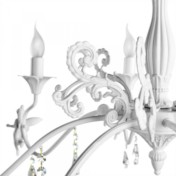 Подвесная люстра Arte Lamp Angelina A5349LM-8WH Подвесная люстра Arte Lamp Angelina A5349LM-8WH