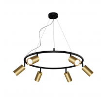 Подвесная люстра Crystal Lux CLT 015C6 D600 BL-GO