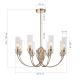 Подвесная люстра ST Luce Elegra SL1402.203.08