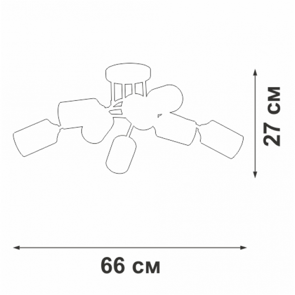 Люстра Vitaluce V2047-9/8PL Люстра Vitaluce V2047-9/8PL