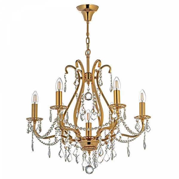 Подвесная люстра Arti Lampadari Ercolano E 1.1.6.602 G Подвесная люстра Arti Lampadari Ercolano E 1.1.6.602 G