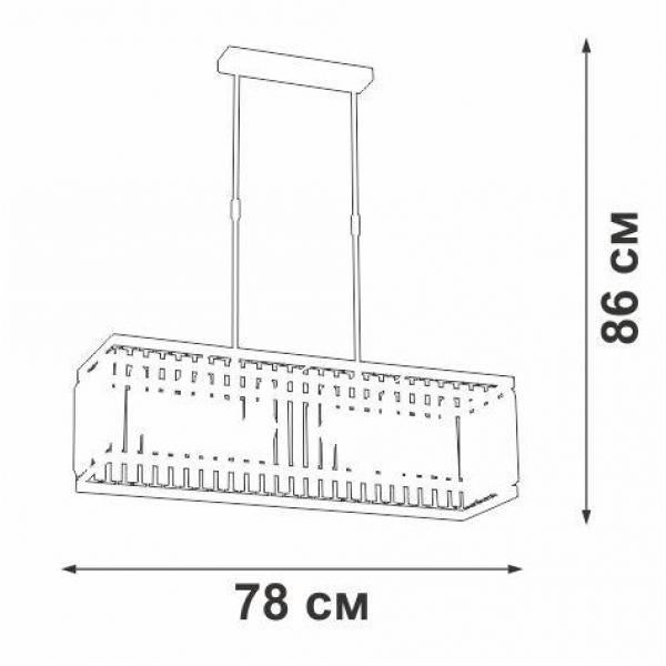 Подвесная люстра Vitaluce V5881-8/6PL Подвесная люстра Vitaluce V5881-8/6PL