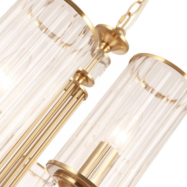 Подвесная люстра Crystal Lux Gloria SP9 Brass Подвесная люстра Crystal Lux Gloria SP9 Brass
