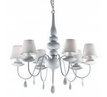 Подвесная люстра Ideal Lux Blanche SP6 Bianco 035581