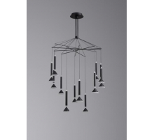 Люстра подвесная Alfa Light F3024-45 BLACK