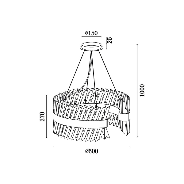 Подвесная люстра Vele Luce Lion VL3015P14 Подвесная люстра Vele Luce Lion VL3015P14