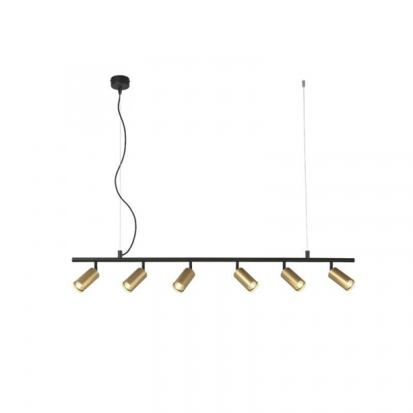 Подвесная люстра Crystal Lux CLT 015C6 L1200 BL-GO Подвесная люстра Crystal Lux CLT 015C6 L1200 BL-GO