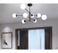 Люстра подвесная Alfa Light F3824-18 GAB+BK E27*10