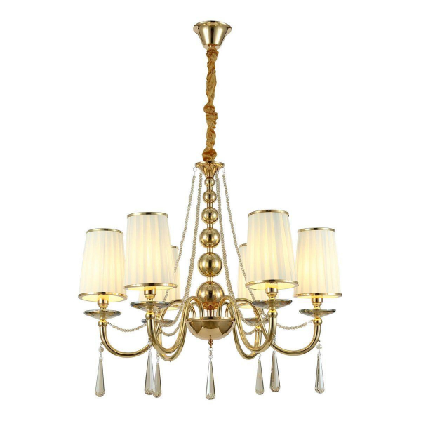 Подвесная люстра Lumina Deco Fabione LDP 1200-6 F.GD Подвесная люстра Lumina Deco Fabione LDP 1200-6 F.GD