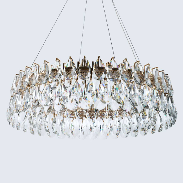 Подвесная светодиодная люстра Modelux Premium ML.6901.800P GD