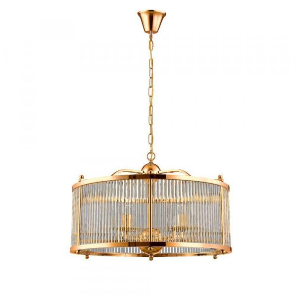 Подвесная люстра Crystal Lux Tadeo SP6 D600 Gold/Transparente Подвесная люстра Crystal Lux Tadeo SP6 D600 Gold/Transparente