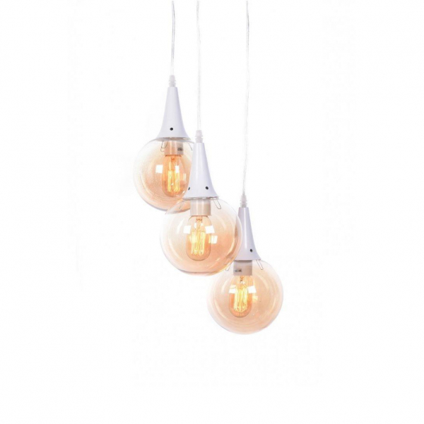 Подвесная люстра Lumina Deco Rocherro LDP 11192-3 WT Подвесная люстра Lumina Deco Rocherro LDP 11192-3 WT