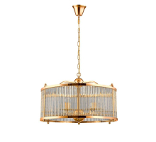 Подвесная люстра Crystal Lux Tadeo SP6 D600 Gold/Transparente