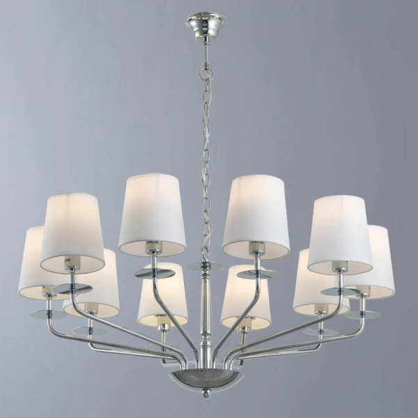 Подвесная люстра Arte Lamp A1048LM-10CC Подвесная люстра Arte Lamp A1048LM-10CC