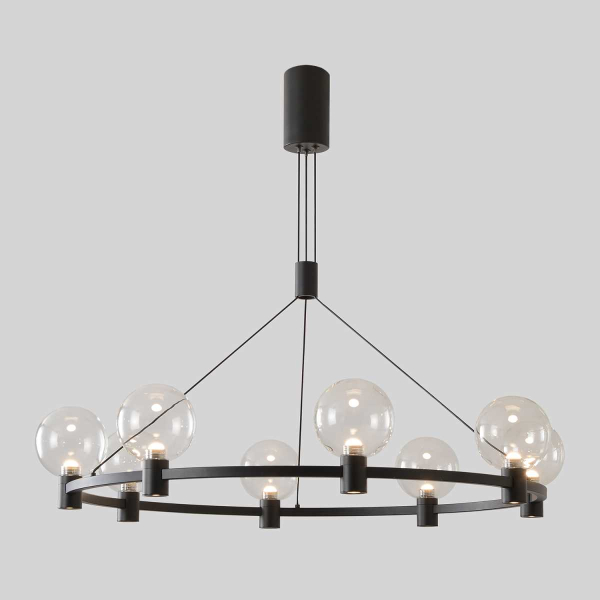 Люстра Crystal Lux DUET SP56W LED BLACK