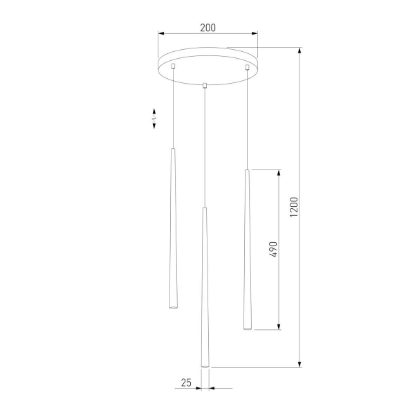 Подвесная люстра TK Lighting 6421 Piano Gold Подвесная люстра TK Lighting 6421 Piano Gold