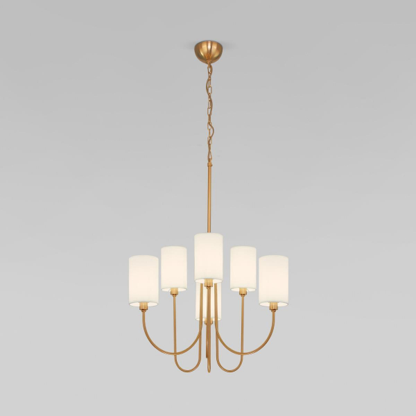 Подвесная люстра Eurosvet Abbey 60164/6 латунь Smart