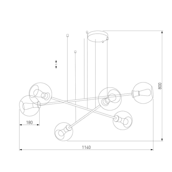 Подвесная люстра TK Lighting 3340 Libra Подвесная люстра TK Lighting 3340 Libra