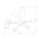 Подвесная люстра TK Lighting 3340 Libra