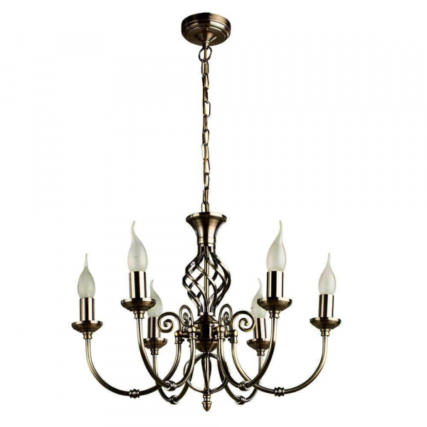 Подвесная люстра Arte Lamp Zanzibar A8392LM-6AB Подвесная люстра Arte Lamp Zanzibar A8392LM-6AB