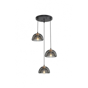 Люстра подвесная Alfa Light F3524-33 Black E27*3
