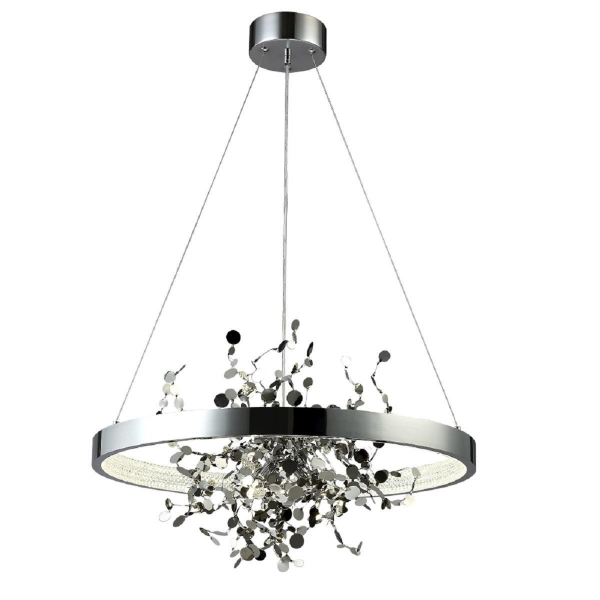 Подвесная люстра Crystal Lux GARDEN SPLED+3 D600 CHROME Подвесная люстра Crystal Lux GARDEN SPLED+3 D600 CHROME