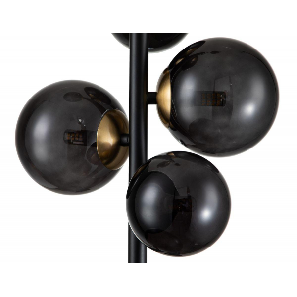 Подвесная люстра Indigo Molecola 11018/6P Black V000197 Подвесная люстра Indigo Molecola 11018/6P Black V000197