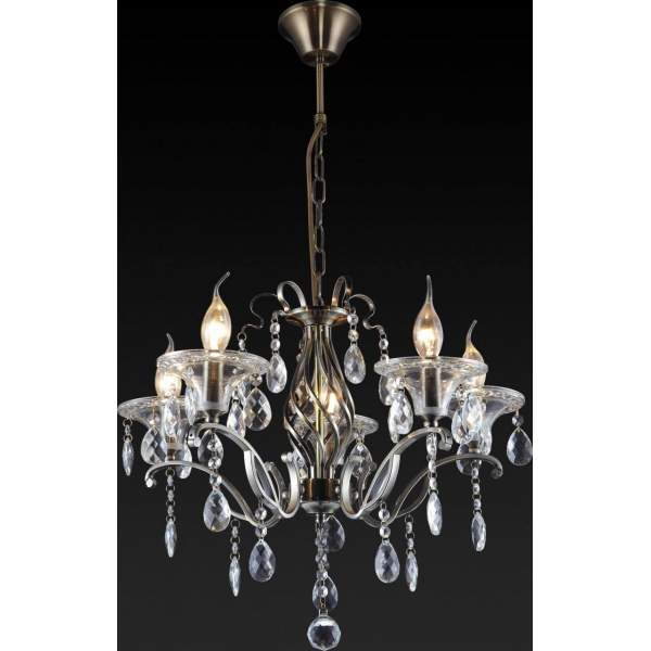 Подвесная люстра Toplight Zoe TL7220D-05AB Подвесная люстра Toplight Zoe TL7220D-05AB