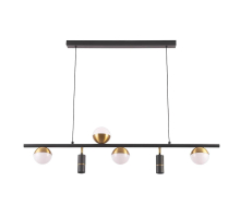 Подвесная люстра Crystal Lux CLT 047C6 L1000 BL-GO