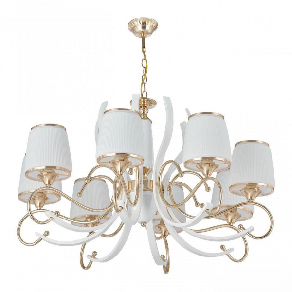 Подвесная люстра Arte Milano Florentia-3857 303857/8 Wh/Gd Подвесная люстра Arte Milano Florentia-3857 303857/8 Wh/Gd