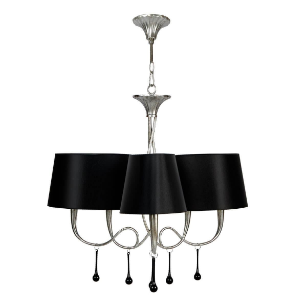 Подвесная люстра Mantra Paola Painted Silver 3530 Подвесная люстра Mantra Paola Painted Silver 3530